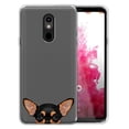 thumbnail image 1 of FINCIBO Soft TPU Clear Case Slim Cover for LG Stylo 5 Q720 6.2" 2019, Black Tan Chihuahua Dog, 1 of 3