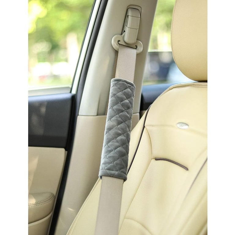Amooca Soft Auto Seat Belt Cover Seatbelt Shoulder Pad Cushions 2