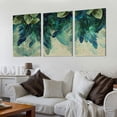 thumbnail image 2 of Nawypu Peacock Canvas Wall Art - Beautiful Peacock Feathers Teal Green Blue Wall Decor Stretched and Framed Ready to Hang - Artworks for Home Office Living Room Bedroom Decoration, 2 of 4
