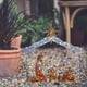 thumbnail image 5 of Adorno navideño creativo con de hierro pintado de 3 estatuas para patio decoración de de cumpleaños, 5 of 7