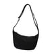 thumbnail image 3 of Bolso bandolera de lona con colgante para mujer, ideal para viajes, trabajo y vacaciones. negro, 3 of 7