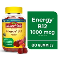 Nature Made Energy B12 Gummies, Dietary Supplement for Energy Metabolism Support, 80 Ct