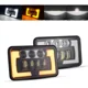 thumbnail image 1 of 4x6'' Faros Cuadrado Sealed Ultra Brillo Moto Pickup Camión, 1 of 5