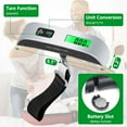 thumbnail image 2 of Electronic Luggage Scale – Portable Digital Hanging Scale with LCD Backlight, Tare Function, 50kg/110lbs Capacity for Travel, 2 of 5