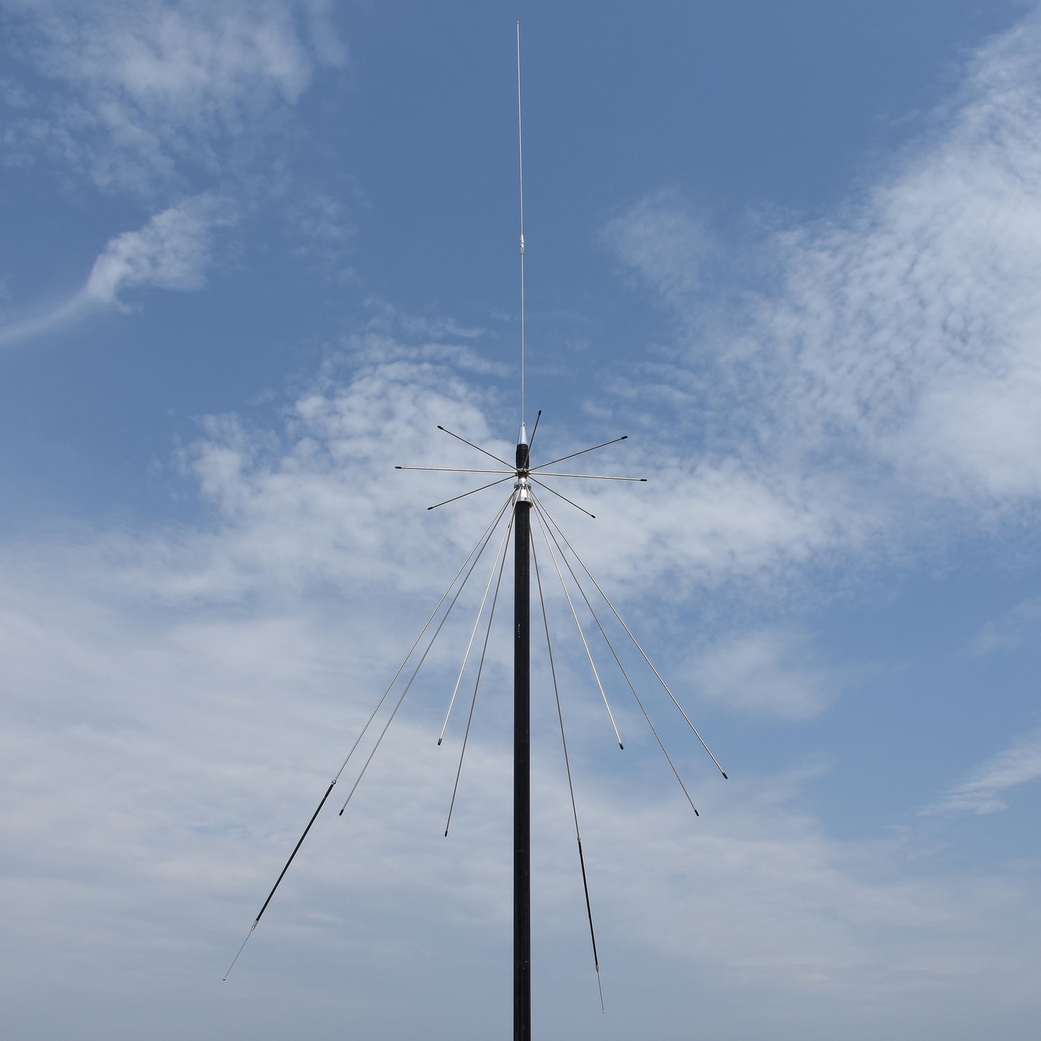Tram 300-Watt/200 Watt Broad-Band Scanner 25 MHz to 1,300 MHz Super Discone Stainless Steel Base Antenna with Added CB Transmit Bands