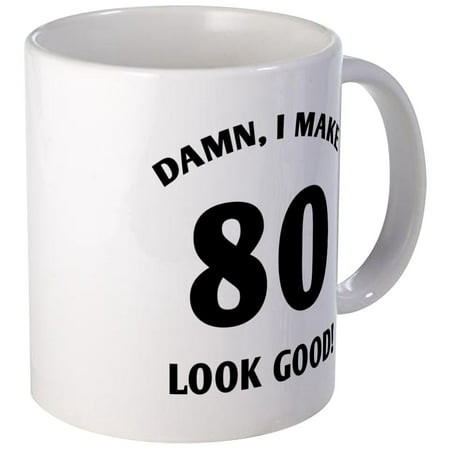 CafePress - 80 Yr Old Gag Gift Mug - Unique Coffee Mug, Coffee Cup
