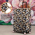 thumbnail image 4 of Beige Butterfly Blue Orange Pattern Luggage Cover Fashion Suitcase Cover Baggage Covers Fit 25-28 Inch Luggage (Go Travel), 4 of 5