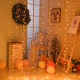 thumbnail image 6 of 300LED 3x3Meter Curtain Strings Light USB Solid On Lamp Holiday Party Decoration, 6 of 8