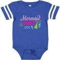 thumbnail image 3 of Inktastic Mermaid Vibes with Tail and Seashell Girls Baby Bodysuit, 3 of 5
