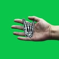 thumbnail image 2 of Houston H-Town Skeleton Hand Patch Star Ring Embroidered Iron On, 2 of 2