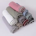 thumbnail image 4 of New Solid Color  Outdoor Windproof Head Wrap Bubble Chiffon Hijab Shawl Bling Rhinestone Beach Sunscreen Headscarf Ramadan Long Scarf 9, 4 of 8