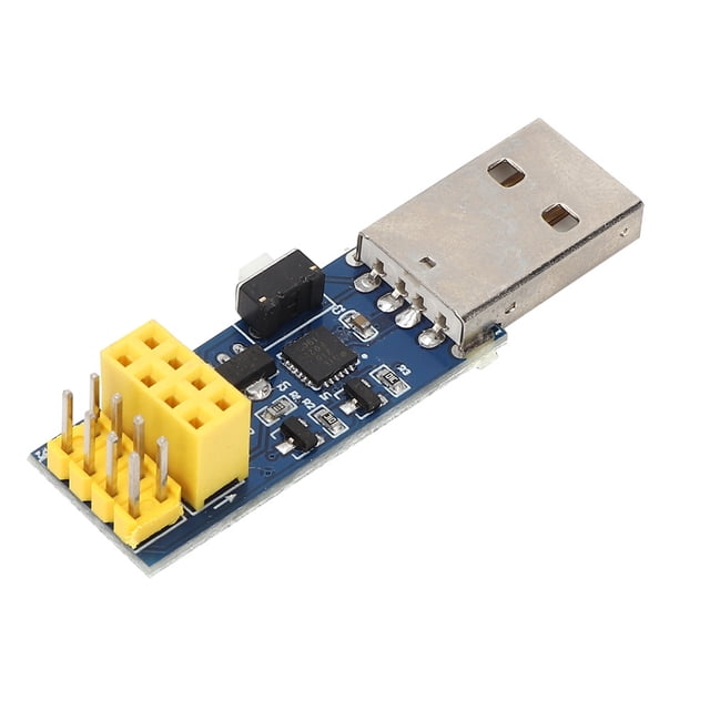 Módulo Wi-Fi, ESP8266 ESP-01 Semiconductor Módulo Wi-Fi USB Descargar adaptador Descargar funcionalidad de alta precisión