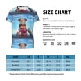 thumbnail image 4 of Honeii Elephant Sits Print Youth Short Sleeve T-Shirt,Boys Athletic Shirt,Quick Dry Short Sleeve Performance Moisture Wicking T Shirt, 4 of 6