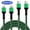 Green, variant on HAOANO 2PACK USB C iPhone Charger Cables 6ft,Nylon Braided Type C Charger Cable for iPhone USB C Cable 6ft 3A Fast Charging Cable Cords Compatible for iPhone 14/13/12/11 iPad iPod,Purple