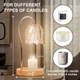 thumbnail image 4 of GOVVEP  Candle Warmer Lamp, Adjustable Timer & Dimmer and Height with 2 Bulbs, Bedroom Living Room Home Decor Wax Melt Warmer for Scented Wax, Birthday Gifts for Women, Mom Gifts Idea, 4 of 8
