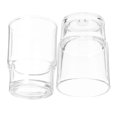 thumbnail image 3 of 2pcs Bathroom Accessories Glass Tooth Brushes Cup Holders Glass Washing Cups Glass Toothpastes Cups Tooth Paste Cup Holder Glass Tooth Paste Cups, 3 of 4