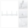 thumbnail image 3 of REGALWOVEN 1 Pack Coat Rack Wall Mount, Coat Hook, Hat Rack, Wall Hooks for Hanging with 5 Hooks for Entryway, Bedroom White, 3 of 7