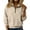 28#Beige, variant on Womens Quarter Zip Sweaters Fall Winter Fashion Polo Collar Pullover Long Sleeve Casual Crewneck Tops 2026 Purple S