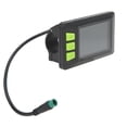 thumbnail image 2 of ABS LCD Display Meter, Portable Electric Bike LCD Display Meter Durable  For Electric Scooter, 2 of 8