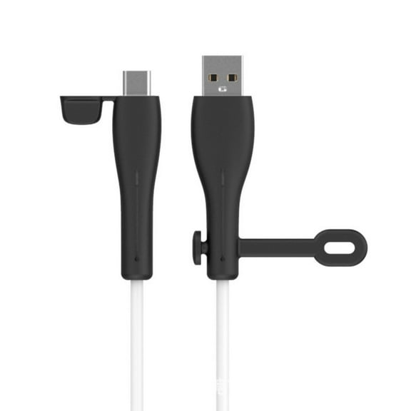 WINDLAND Silicone Charger Cable Protectors Dust Plug for Phone USB C Charger Cable Protectors Type C Charging Cord Protectors