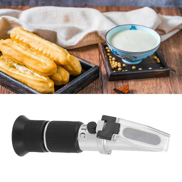 Contenido 0-80% Refractómetro Brix Meter Refractómetro Portátil Brix Para Medir El Contenido De Azúcar En Bebidas Azucaradas De Frutas