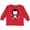 Red, variant on Inktastic Hockey Christmas Penguin Boys or Girls Long Sleeve Toddler T-Shirt