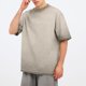 thumbnail image 1 of Playera Elvqul Caballero de Color Sólido Caqui Manga Corta Gym Algodón Cuello Redondo Casuales, 1 of 9