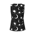 thumbnail image 5 of Fotbe Crescent and Stars Womens Loose Fit Casual Flowy Slim-Fit Tank Tops Athletic Round Neck Trendy Sleeveless Summer Tops for Gym and Yoga-Large, 5 of 9
