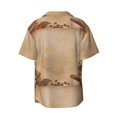 thumbnail image 2 of KLL Engraved Coffee On Kraft Paper Print Men's Shirt Short Sleeve Button Down Summer Cuba Beach Shirts- Small, 2 of 7