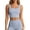 Light Blue, variant on idosla Womens Crop Tank Swim Bra Sports Bra Under Swim Shirt Swimwear Bikini Tops Bathing Suit Padded Tops Only Swimsuits (Light Blue, XXL)