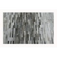 thumbnail image 5 of Pasargad Home Galaxy 10' x 14' Hand-Loomed Cowhide Silver Rug - All Ages, Indoors, 5 of 5