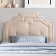 thumbnail image 4 of CorLiving Aspen Crown Silhouette Headboard with Button Tufting, Single/Twin, 4 of 6