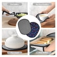 thumbnail image 7 of Pofeuu Deep Down In The Ocean Print Silicone Pot Mat Mitten With Hanging Loop Heat Resistant Oven Mitts Non-Slip Bbq Baking Smoking Potholders, 7 of 7