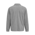 thumbnail image 5 of Mens Polo Shirts Long Sleeve Corduroy Lapel Collar Men Shirts Casual Comfort Button-Down Golf Shirt with Pocket, M, 5 of 5