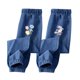 thumbnail image 1 of Odeerbi 3-12 Años Niñas 2 Pcs Jeans Cute Rabbit Print Pantalones Vaqueros Handsome Loose Casual Outerwear Vaquero Pantalones, 1 of 6