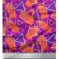 thumbnail image 1 of Soimoi Rayon Fabric Triangle & Pine Fruits Print Fabric by Yard 42 Inch Wide, 1 of 5