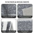 thumbnail image 5 of TECHVIDA Bathroom Rugs,Non-Slip Ultra Soft Bath Mat,Soft Absorbent Bathroom Rug,Machine Washable,(18"x26", Light Gray), 5 of 9