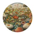 thumbnail image 4 of Orinice Flowers Mushrooms Rainbow Round Table Cover Stain Resistant Washable Indoor Outdoor Kitchen Dining Wedding Parties Table Cloth 100% Polyester Fiber 38-42, 4 of 8