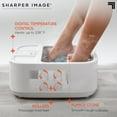 Sharper Image Spa Haven Foot Bath, Heated with Rollers and LCD Display