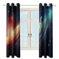 thumbnail image 3 of Galaxy Star Outer Space Modern Window for Living Room Curtains for Child Bedroom Kitchen Decor Blinds Drapes, 3 of 7