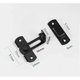 thumbnail image 2 of grandes Boucles De Verrouillage- Noir De Porte Angle Droit De 90 Degrs Boulons De Verrouillage Incurvs Boulons Levier De Verrouillage Coulissant, 2 of 5