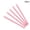Pink, variant on 50Pcs Disposable Lip Wands, Solid Handle Nylon Bristle Lip Applicator Brushes, Portable Mini Lip Gloss Makeup Tools
