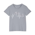 thumbnail image 2 of Shorts pour Filles, Robe à Manches Courtes, T-Shirt en Coton pour Enfants Garçons Filles Mode Mignon Col Rond Imprimé Tee Manches Courtes, 2 of 5