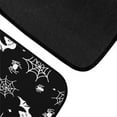 thumbnail image 5 of Renewold Bat Spider Web Black Car Floor Mats 4 PCS Universal Fit Heavy Duty Front & Rear Car Carpet for Most Vehicles, Halloween Auto Interior Accessories Decor, 5 of 7