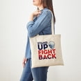thumbnail image 3 of CafePress - Fight Back Tote Bag - Unisex Canvas Tote Bag, Beige, 1-Piece, 3 of 6