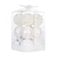 thumbnail image 2 of mfyjkho Adornos navideños de bolas con cintas para colgar, de plástico transparente, para decoración navideña, paquete de 12, 2 of 7
