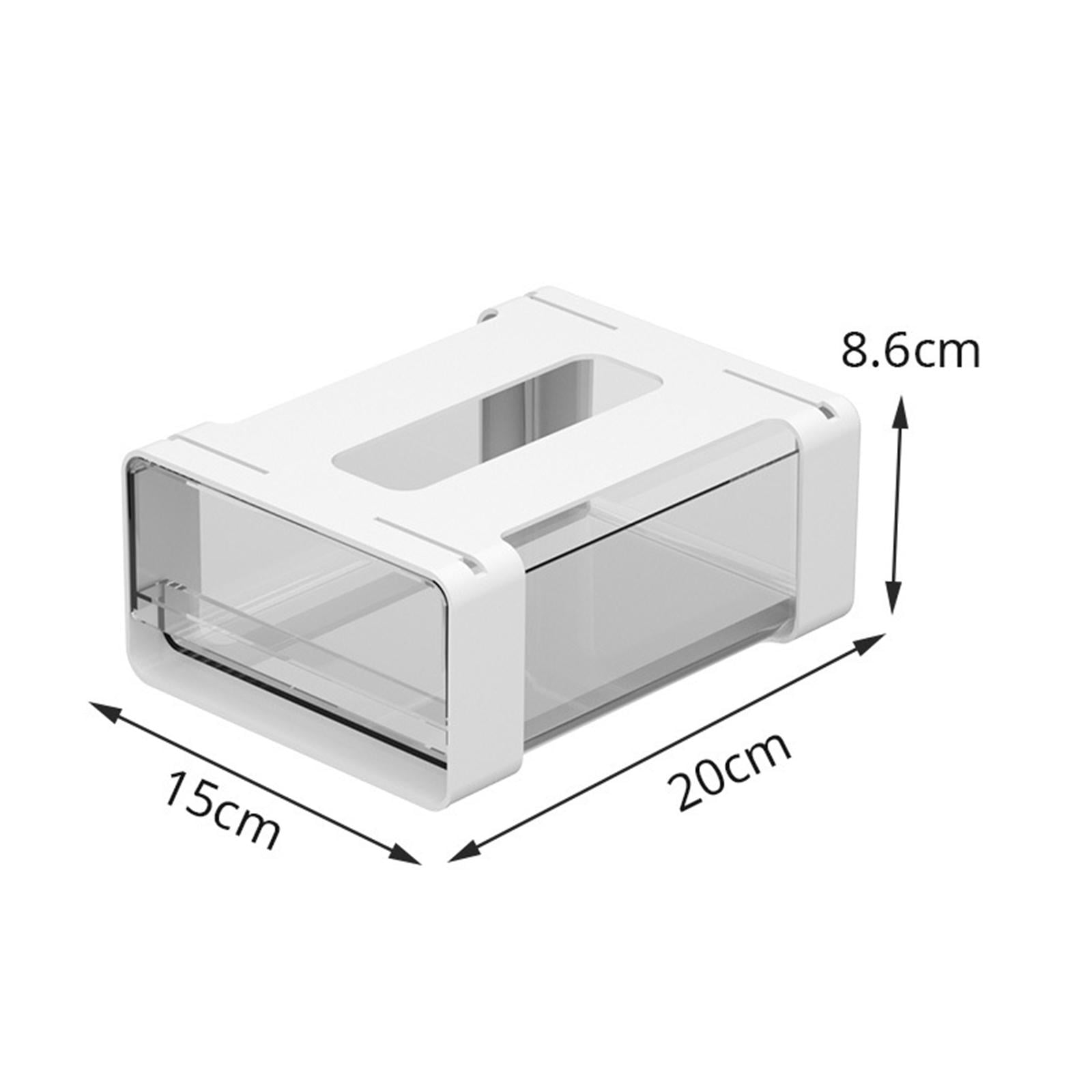 Hidden under Desk Drawer Attachment Organization, under Desk Drawer Storage Box for Home, Classroom, Stationery, Kitchen, Office S