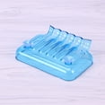 thumbnail image 5 of FELTECHELECTR Clear Plastic 1Set Soap Dish With Drainage For Bathroom Sink Wall Mountable, 5 of 8