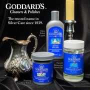 Goddards Silver Polish for Sterling Silver and Silver Plate, Liquid Cleaner and Polish for Silver Jewelry, Silverware, and Antiques - All-in-One Tarnish Remover Solution, 7 oz