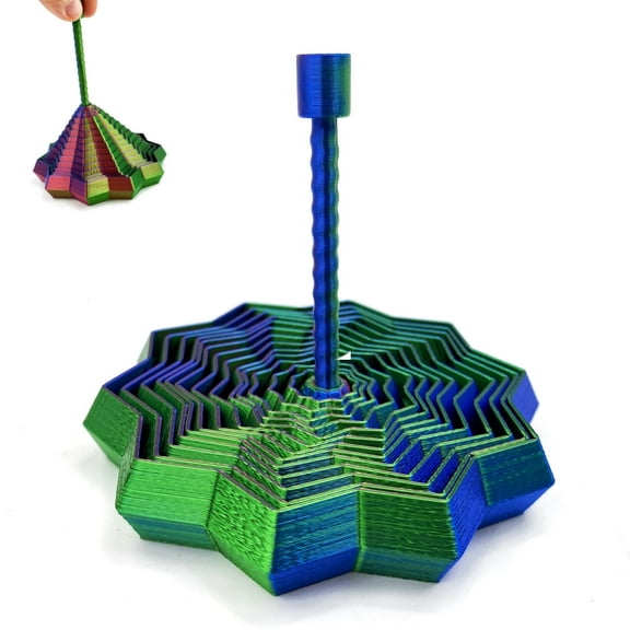 CYFW Sensory Fidget Toys,3D Printed Fidgets,Sensory Fidget Star with Handle Adult Fidget